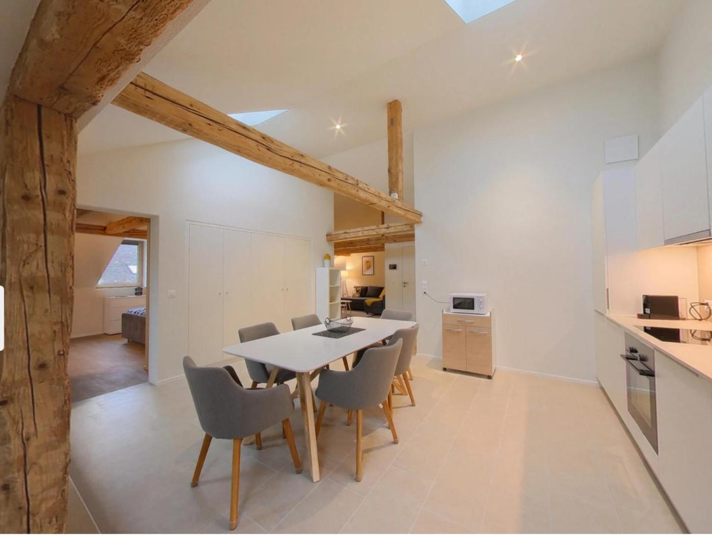 Bright And Airy 1-bedroom Flats In Center! Rdm2 * Neuenburg